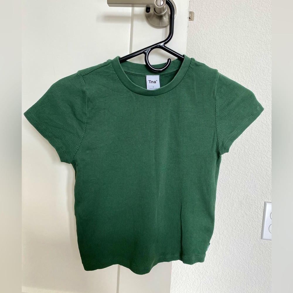 Tna Ribbed Cropped T-Shirt